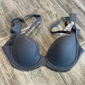 Victoria's Secret Lined Demi‎ Bra Sparkle Trim Everyday Comfort 34B